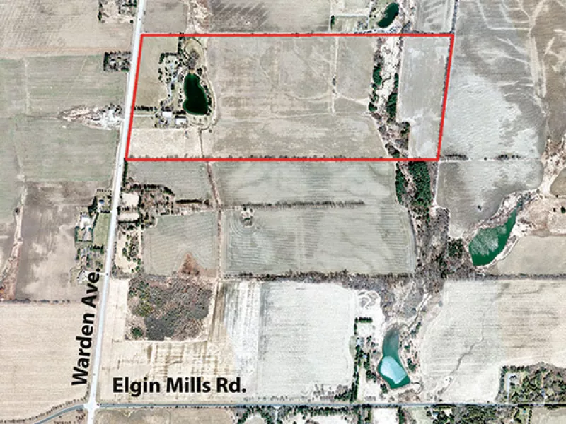 Location of the 101-acre Outdoor Sports Park