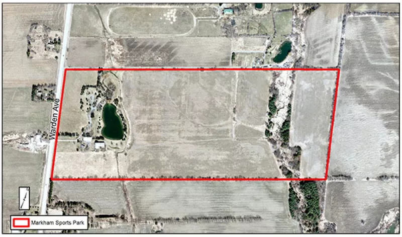 Markham Sports Park: Site Map (Aerial Photo)