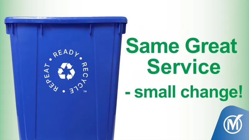 same great service, small change