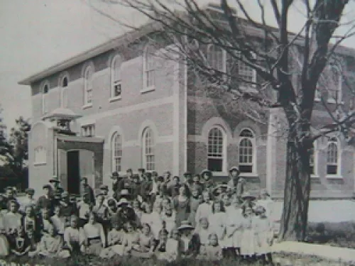 Franklin Street Public School and students