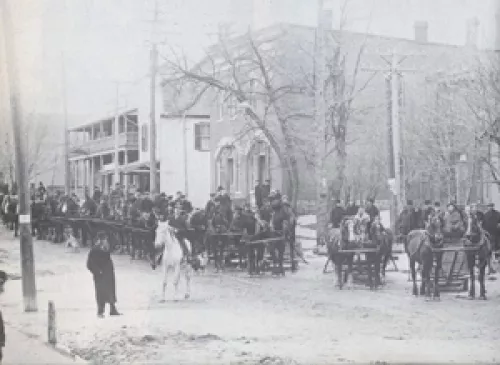 early view of Main Street, Markham Village