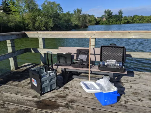 Water quality monitoring equipment