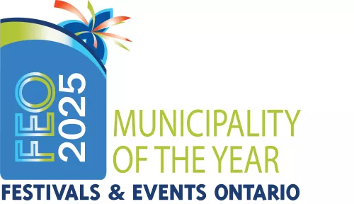 Municipality of the year logo.