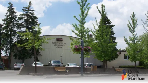Photo of Unionville Curling Club promoting Doors Open Markham
