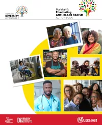 Markham’s Eliminating Anti-Black Racism Action Plan