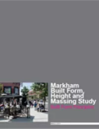 Markham Built Form, Height, and Massing Principles cover