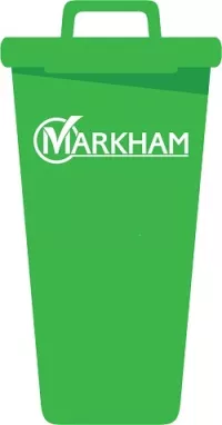 Curbside green bin for collecting organics