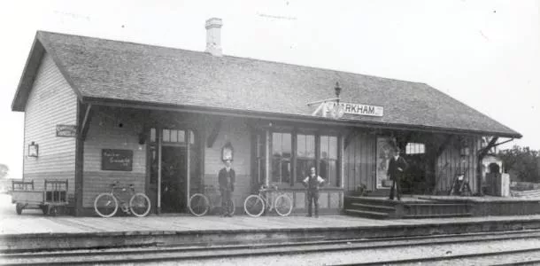 Markham Village, Toronto and Nippissing Station, c.1900