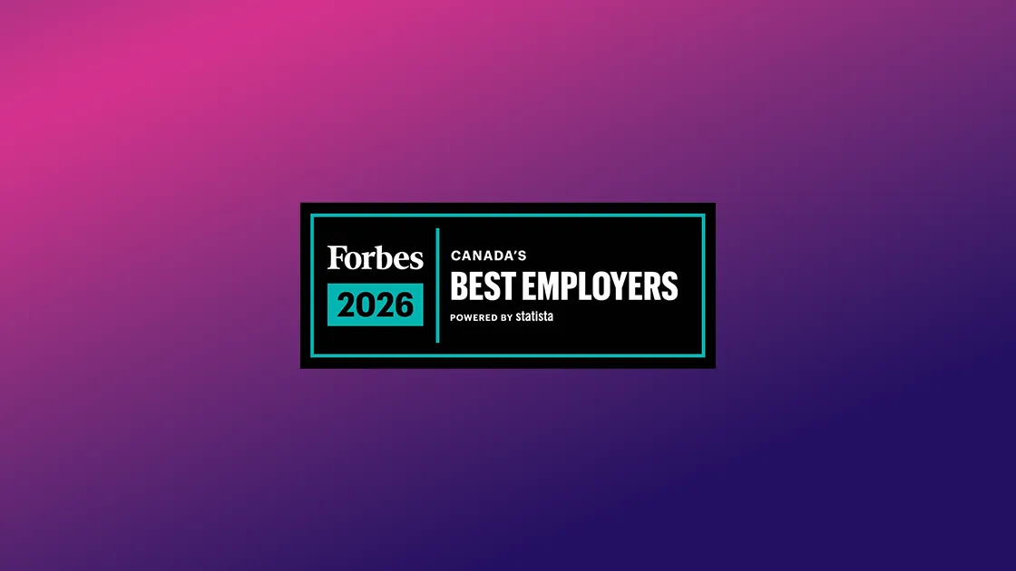 Forbes 2026 award. Text reads "Canada's best employers powered by statista."