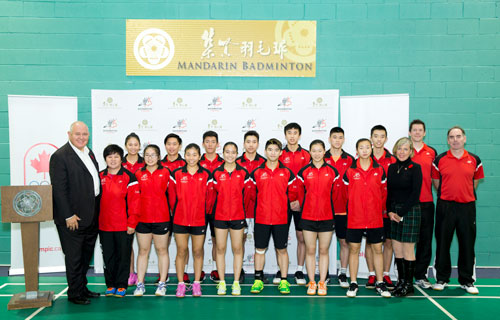 Badminton Team Photo